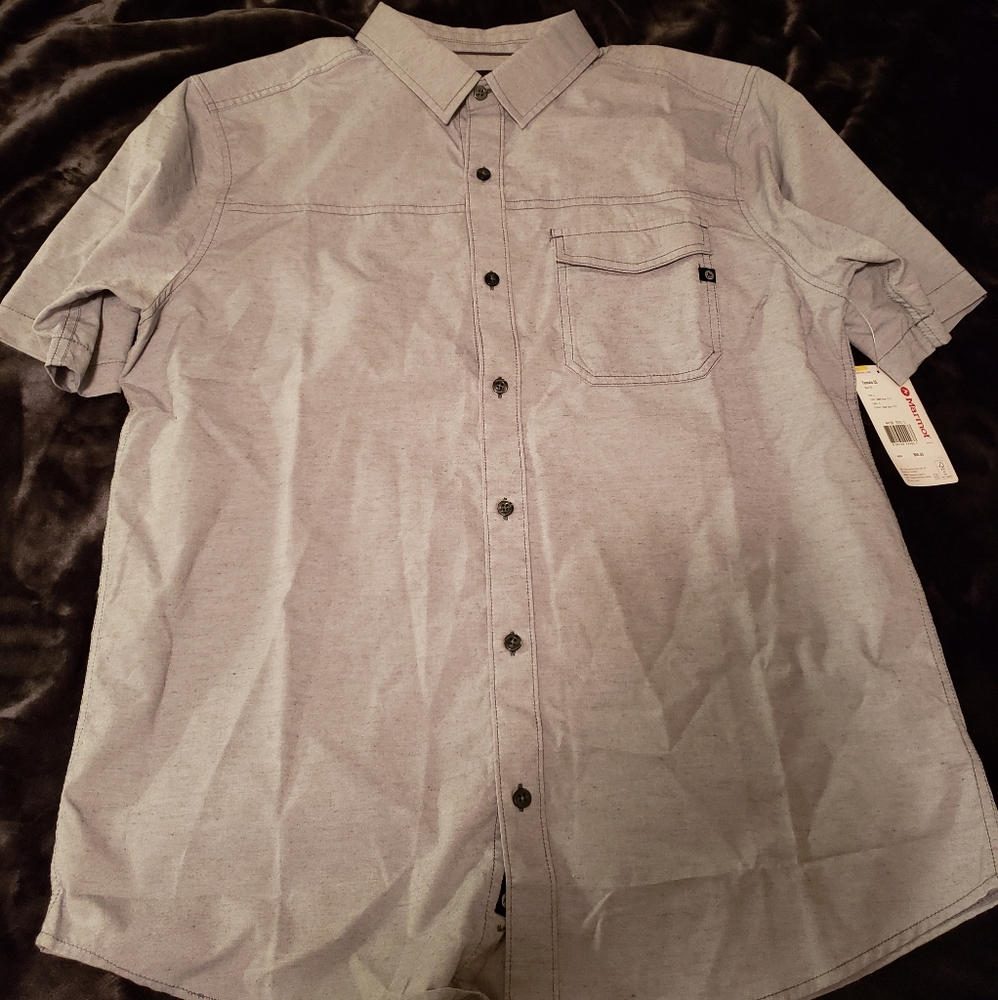 Sized large Marmot short sleeve button up